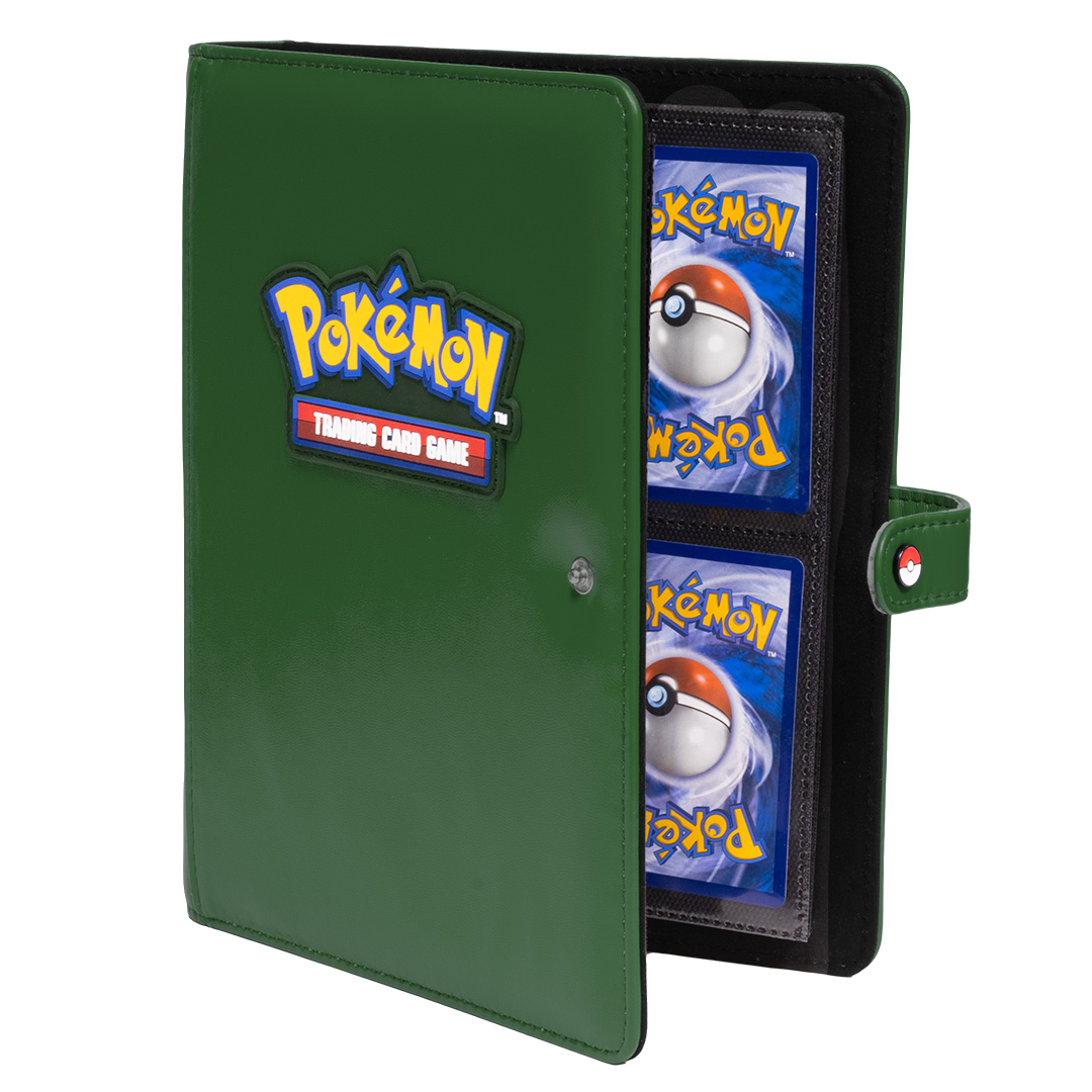 Ultra Pro Premium Snap Binder 4-Pocket Pokemon - GREEN