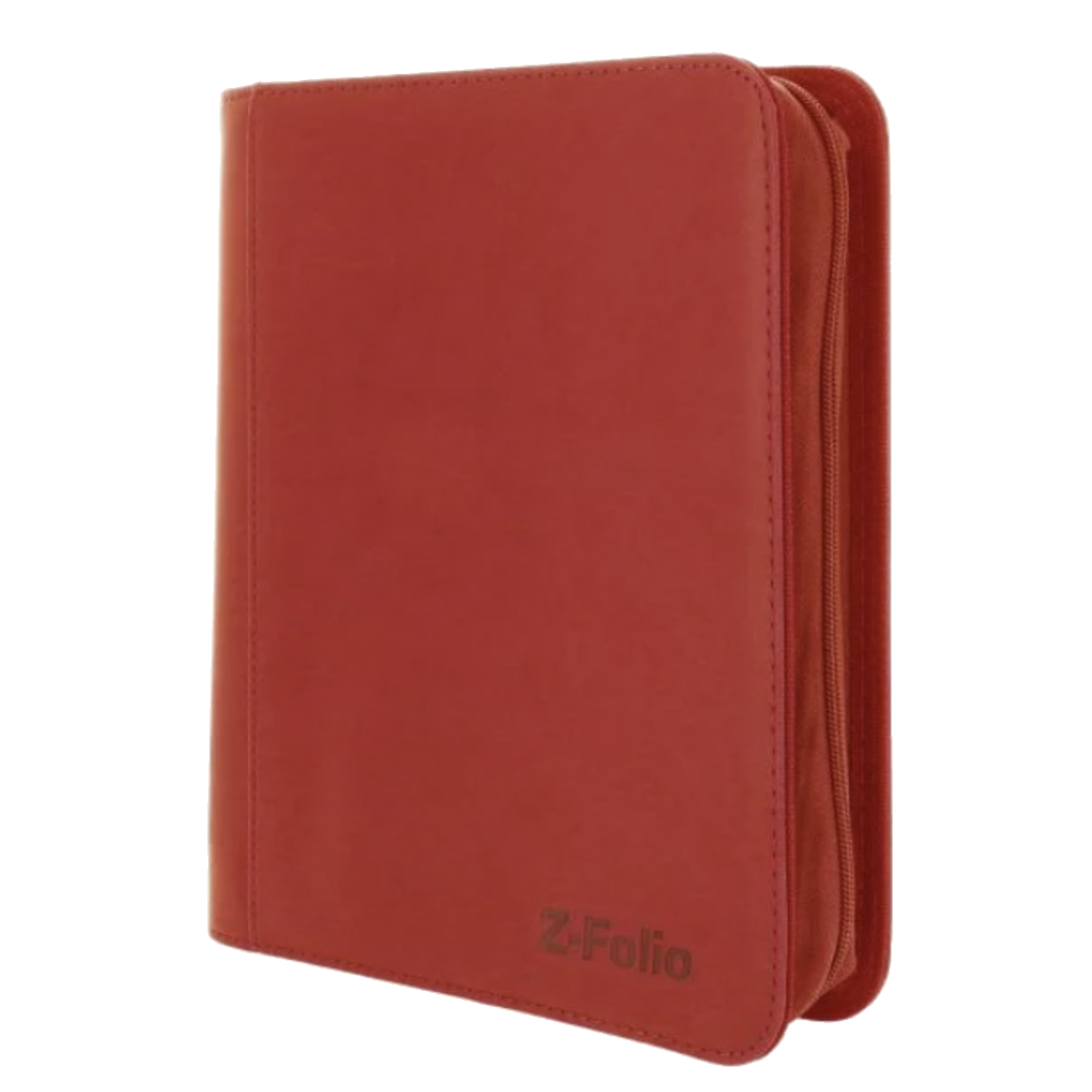 Z-Folio 9-Pocket LX Album - Toploaders - RED - BCW