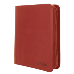 Z-Folio 9-Pocket LX Album - Toploaders - RED - BCW