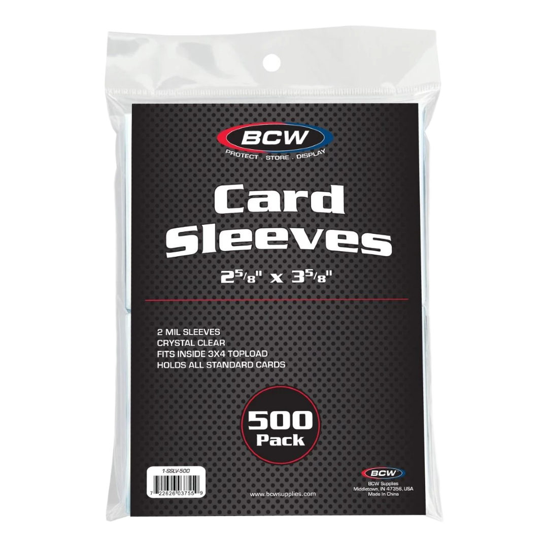 500 BCW Standard Card Sleeves